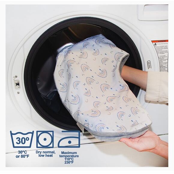 Graco Rainy Day Baby Feeding Pillow, Bottle/Breastfeeding Head & Back Positioner - Picture 3 of 11